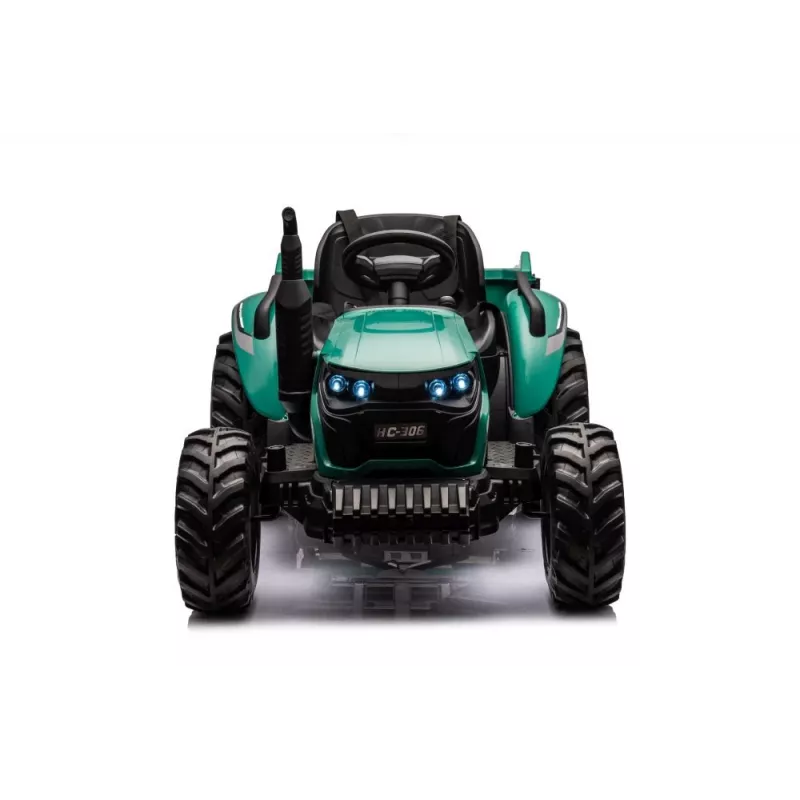 LEAN CARS Battery-Powered Ride-On Tractor HC-306 Dark Green 24V