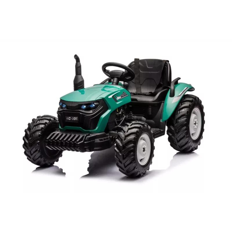 LEAN CARS Battery-Powered Ride-On Tractor HC-306 Dark Green 24V