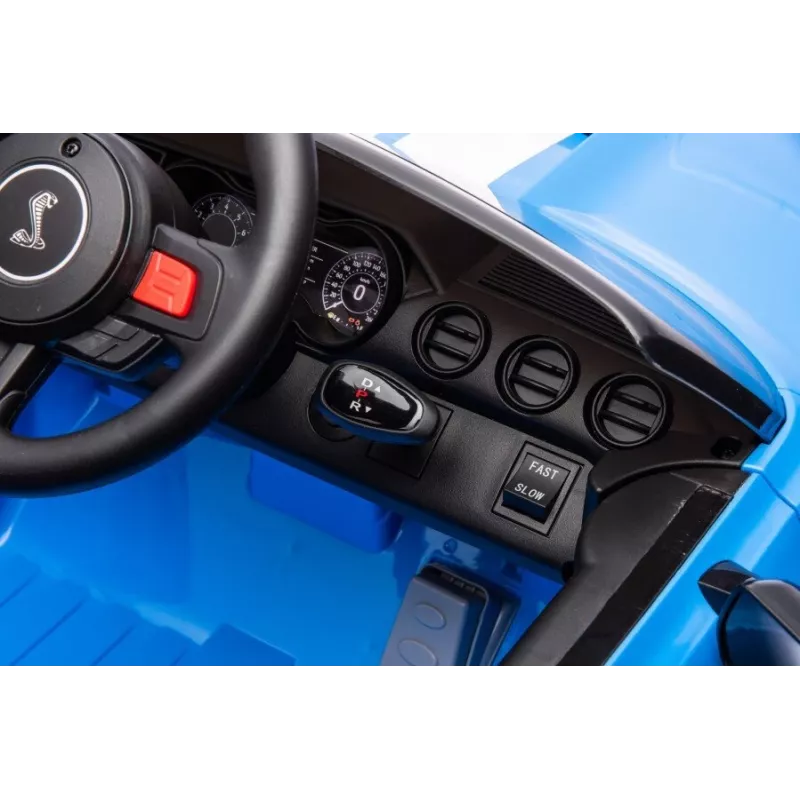 LEAN CARS Battery-Powered Vehicle Ford Mustang GT500 Shelby Blue