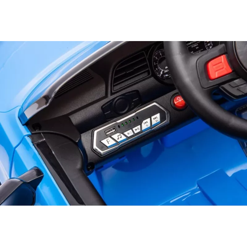 LEAN CARS Battery-Powered Vehicle Ford Mustang GT500 Shelby Blue