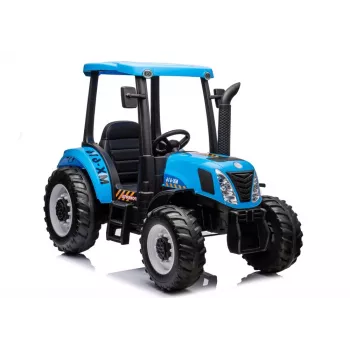 LEAN CARS Battery Tractor A011 24V Blue – Ride-On Toy with 2x200W Motors, Remote Control, LED Lights, Bluetooth