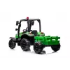 LEAN CARS Battery Tractor BLT-206 Green with Detachable Trailer, 12V Ride-On for Kids 3-8 Years, 2x45W, EVA Wheels, Remote Control