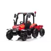LEAN CARS Battery Tractor BLT-206 Red, 12V 7Ah, 2x35W, Kids Ride-On with Remote Control & Trailer