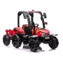 LEAN CARS Battery Tractor BLT-206 Red, 12V 7Ah, 2x35W, Kids Ride-On with Remote Control & Trailer