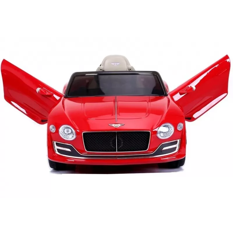 LEAN CARS Bentley Continental GT 12V Electric Ride-On Car - Red Painted