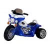 LEAN CARS Blue Electric Ride On Motorcycle JT568 Police for Children LED