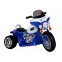 LEAN CARS Blue Electric Ride On Motorcycle JT568 Police for Children LED