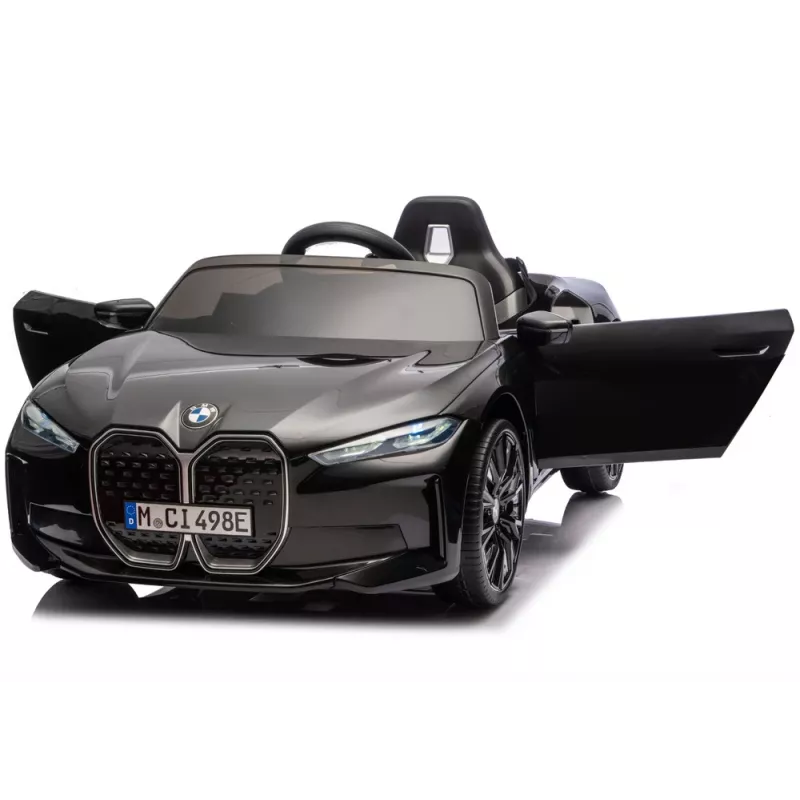 LEAN CARS BMW i4 4x4 Electric Ride-On Car Black