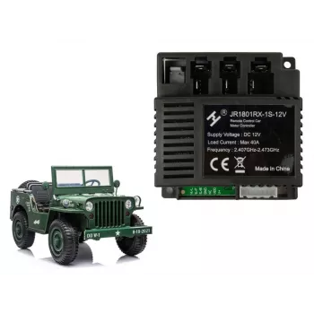 LEAN CARS Central Module JR1801RX-1S-12V for JH101 – 12V 2.4GHz Ride-On Car Receiver Control Board
