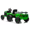 LEAN CARS CH9959B Battery Operated Tractor with Trailer Light Green 24V