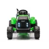 LEAN CARS CH9959B Battery Operated Tractor with Trailer Light Green 24V