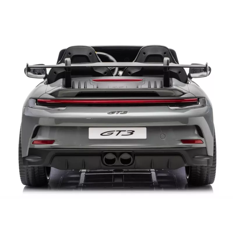 LEAN CARS DK-P911 Porsche GT3 24V Battery-Operated Ride-On Car Grey