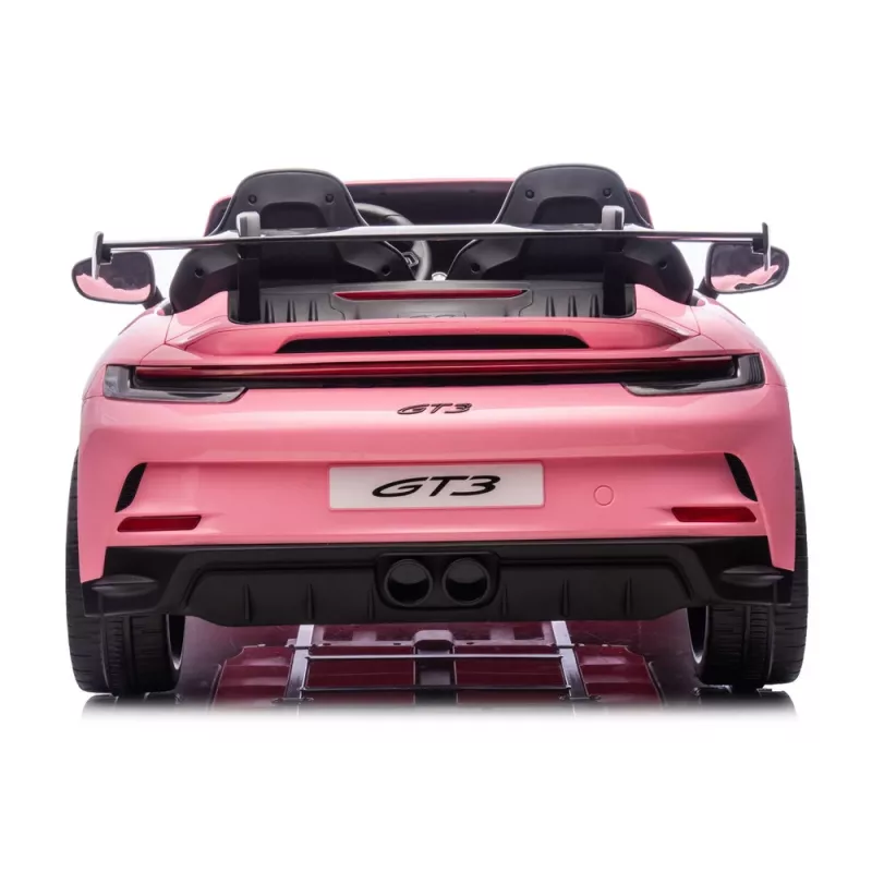 LEAN CARS DK-P911 Porsche GT3 24V Pink Battery-Operated Ride-On Car