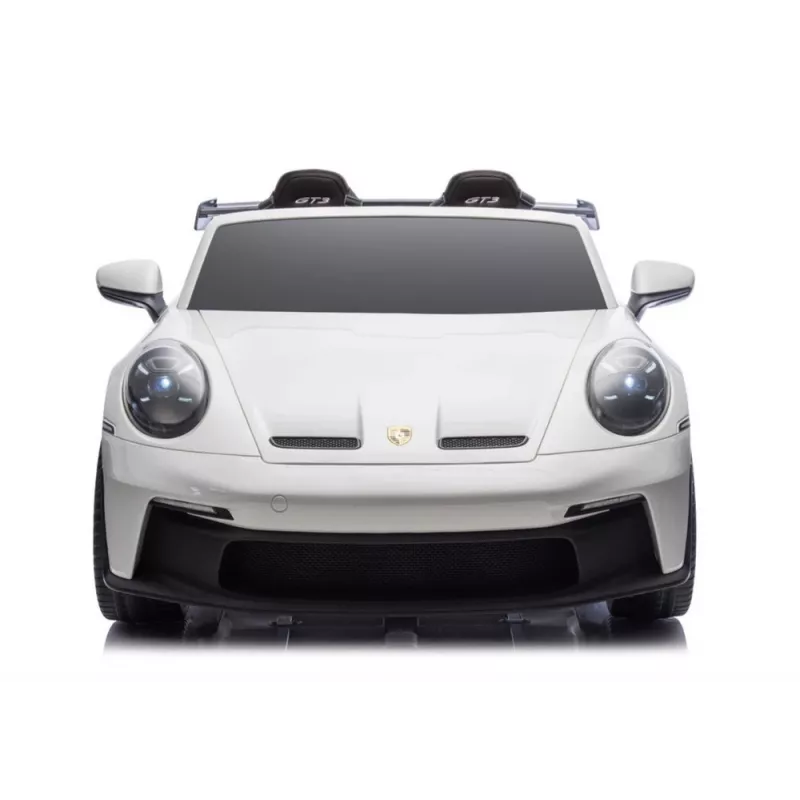 LEAN CARS DK-P911 Porsche GT3 Battery-Operated Ride-On Car White