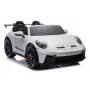 LEAN CARS DK-P911 Porsche GT3 Battery-Operated Ride-On Car White