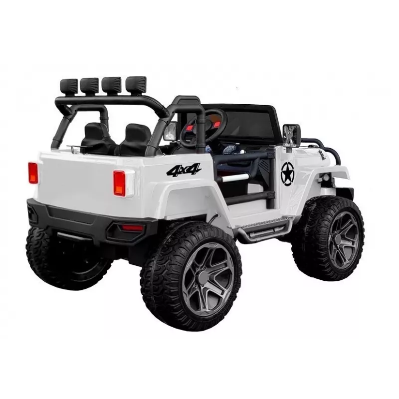 LEAN CARS Electric Ride On Car WXE-1688 4x4 White