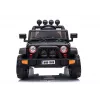 LEAN CARS Electric Ride-On Jeep BRD-7588 with LED Lights, MP3, Remote Control, Black 4x4