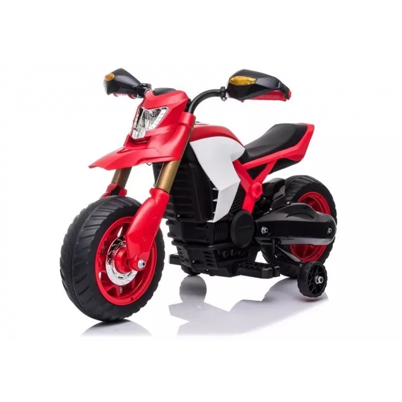 LEAN CARS Electric Ride-On Motorbike TR1909 Red