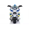 LEAN CARS Electric Ride-On Police Motorbike TR1912 White