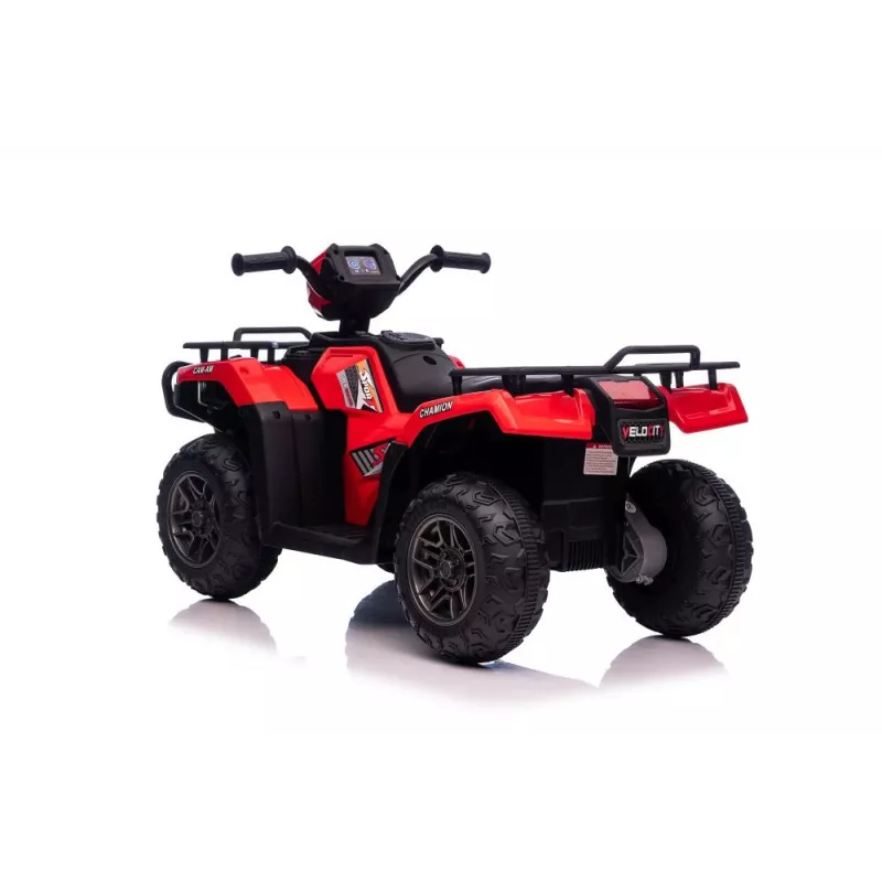 LEAN CARS Electric Ride-On Quad Bike JC915 Red 12V