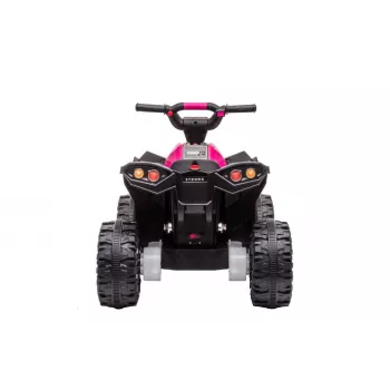 LEAN CARS Electric Ride-On Quad HL568 Pink – 12V 2x30W Kids ATV with Music, LED Lights, 30 kg Capacity