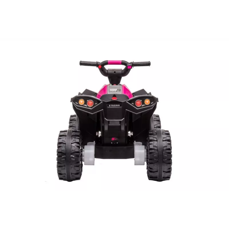 LEAN CARS Electric Ride-On Quad HL568 Pink – 12V 2x30W Kids ATV with Music, LED Lights, 30 kg Capacity