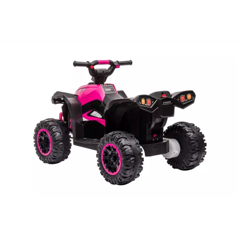 LEAN CARS Electric Ride-On Quad HL568 Pink – 12V 2x30W Kids ATV with Music, LED Lights, 30 kg Capacity