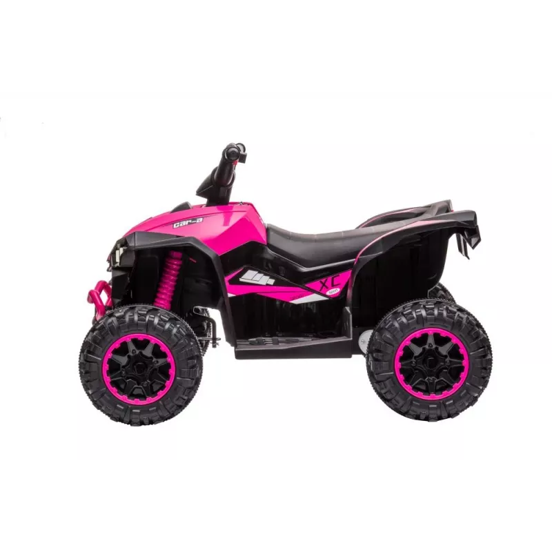LEAN CARS Electric Ride-On Quad HL568 Pink – 12V 2x30W Kids ATV with Music, LED Lights, 30 kg Capacity