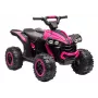 LEAN CARS Electric Ride-On Quad HL568 Pink – 12V 2x30W Kids ATV with Music, LED Lights, 30 kg Capacity