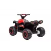 LEAN CARS Electric Ride-On Quad HL568 Red 6V Battery Powered Kids ATV with LED Lights & Music