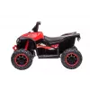 LEAN CARS Electric Ride-On Quad HL568 Red 6V Battery Powered Kids ATV with LED Lights & Music