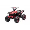 LEAN CARS Electric Ride-On Quad HL568 Red 6V Battery Powered Kids ATV with LED Lights & Music