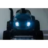 LEAN CARS Electric Tractor with Trailer A009 Blue - 12V Ride-On, 2x35W, Remote Control