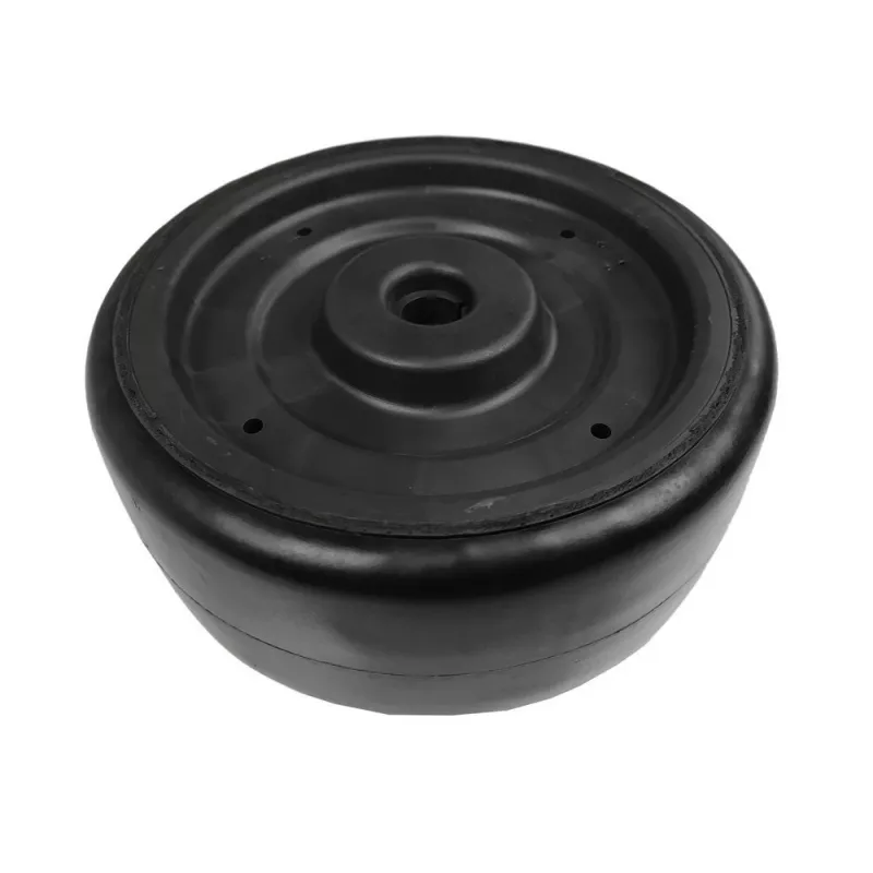 LEAN CARS Front Wheel for Gokart SX1968 - 220mm EVA Foam Tire, ABS Rim, Black