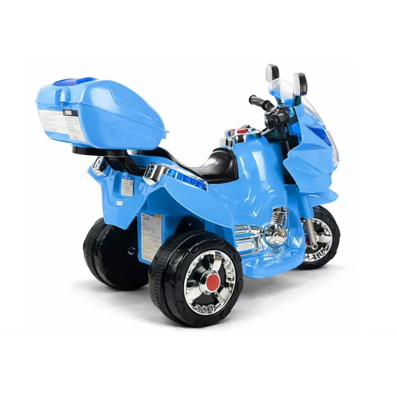 LEAN CARS HC8051 Blue Electric Ride On Motorcycle