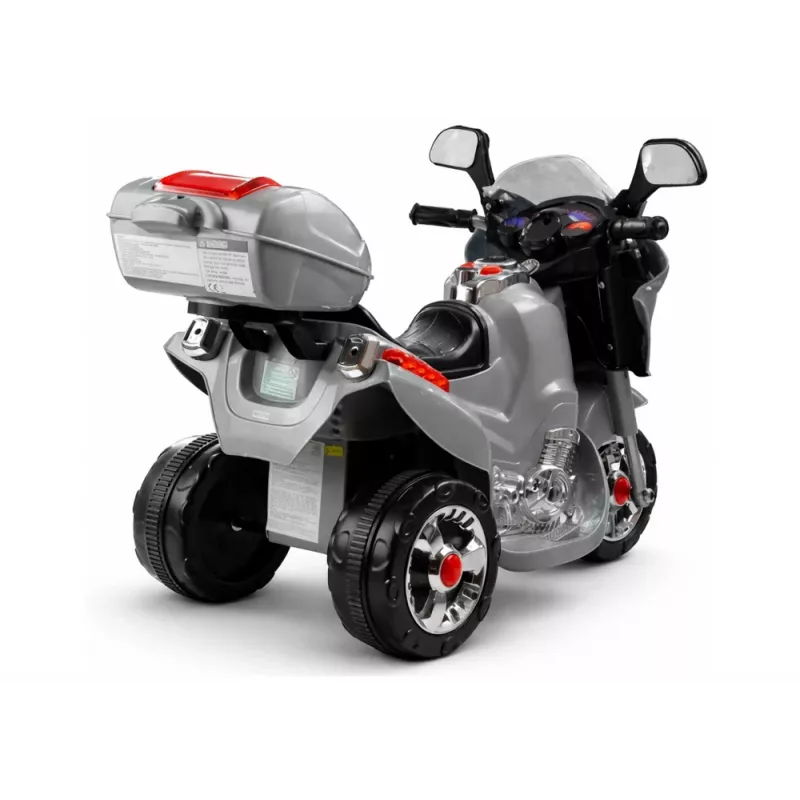 LEAN CARS HC8051 Grey Electric Ride On Motorcycle