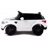 LEAN CARS HL1638 Electric Ride On Car for Kids - White, 12V Battery Powered, Parent Remote Control, MP3, LED Lights, EVA Wheels