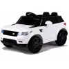 LEAN CARS HL1638 Electric Ride On Car for Kids - White, 12V Battery Powered, Parent Remote Control, MP3, LED Lights, EVA Wheels