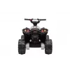 LEAN CARS HL568 White Kids Electric Ride-On Quad Bike – 12V 2x35W, EVA Wheels, LED Lights, MP3/USB/AUX (Model 13558)