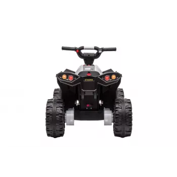 LEAN CARS HL568 White Kids Electric Ride-On Quad Bike – 12V 2x35W, EVA Wheels, LED Lights, MP3/USB/AUX (Model 13558)