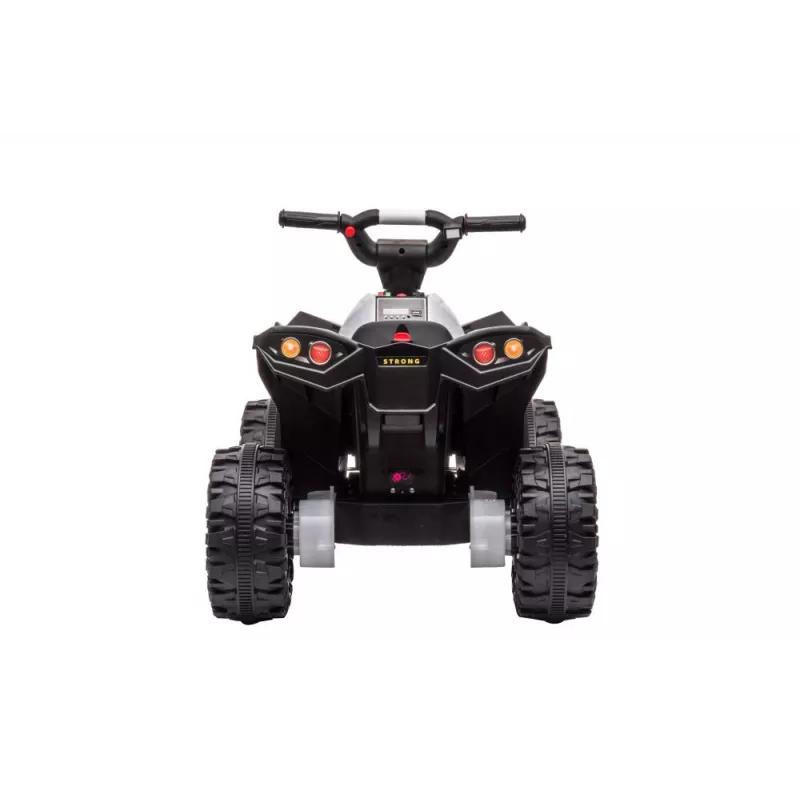 LEAN CARS HL568 White Kids Electric Ride-On Quad Bike – 12V 2x35W, EVA Wheels, LED Lights, MP3/USB/AUX (Model 13558)