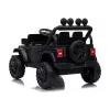 LEAN CARS Jeep Rubicon DK-JWR558 24V Battery-Powered Ride-On Car for Kids, Black
