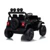 LEAN CARS Jeep Rubicon DK-JWR558 24V Battery-Powered Ride-On Car for Kids, Black