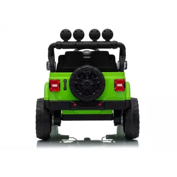 LEAN CARS Jeep Rubicon DK-JWR558 24V Green Battery-Powered Ride-On Vehicle