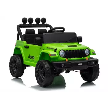 LEAN CARS Jeep Rubicon DK-JWR558 24V Green Battery-Powered Ride-On Vehicle
