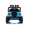 LEAN CARS Jeep Rubicon DK-JWR558 24V Light Blue Battery-Powered Ride-On Vehicle with Parental Remote Control