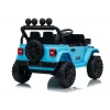 LEAN CARS Jeep Rubicon DK-JWR558 24V Light Blue Battery-Powered Ride-On Vehicle with Parental Remote Control