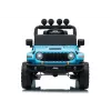 LEAN CARS Jeep Rubicon DK-JWR558 24V Light Blue Battery-Powered Ride-On Vehicle with Parental Remote Control