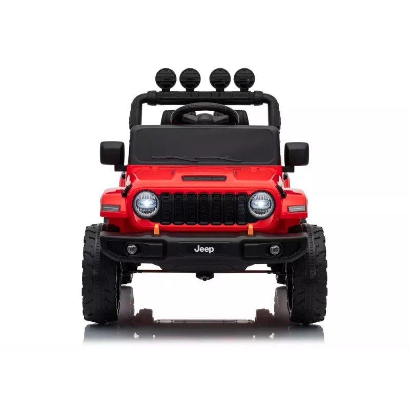 LEAN CARS Jeep Rubicon DK-JWR558 24V Red Battery-Powered Vehicle