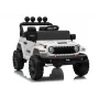 LEAN CARS Jeep Rubicon DK-JWR558 24V White Battery-Powered Ride-On Vehicle for Kids
